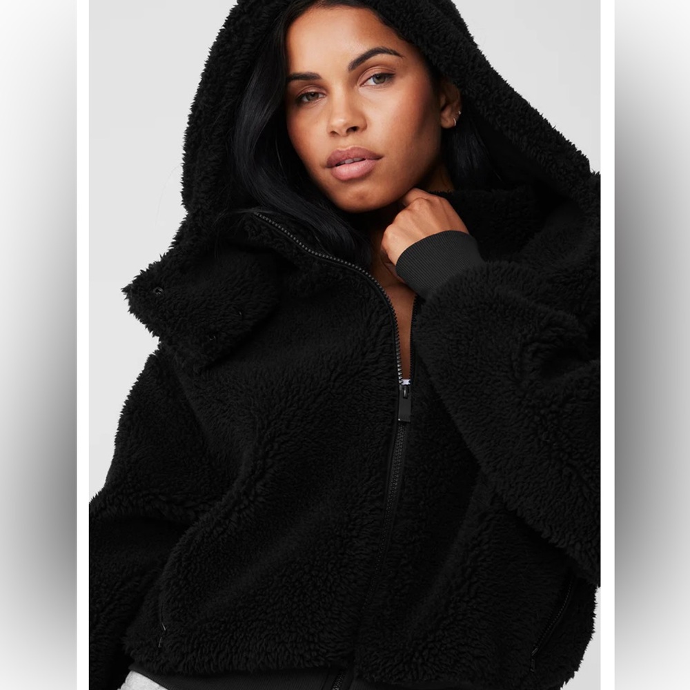 Alo Yoga - Foxy Sherpa Jacket XS - Excellent Condition - Black